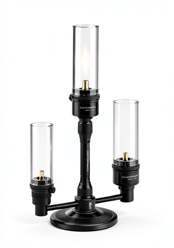 Camping Moon Gas Candle Lantern Adjustable Light-6