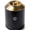 Camping Moon Gas Lantern Refillable Canister Black Wood Case-1