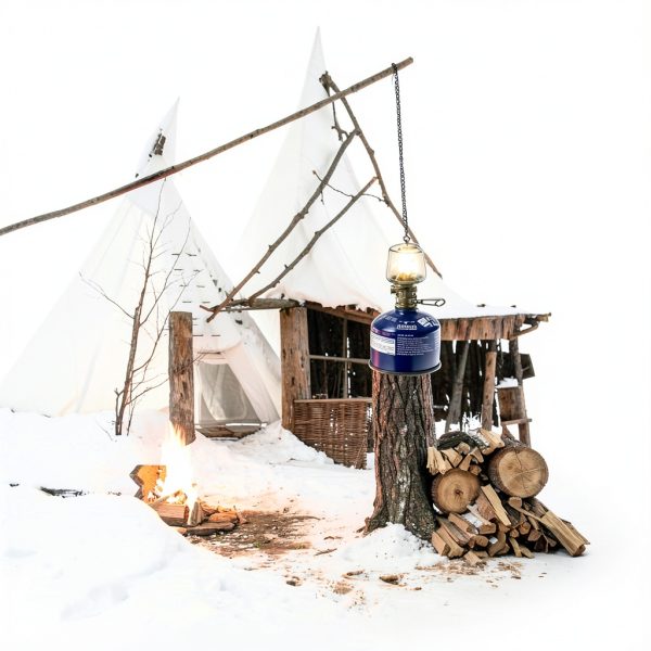 LIXADA Camping Lantern Stainless Steel Adjustable Brightness-2