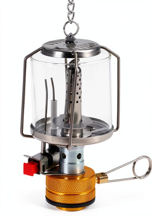 LIXADA Camping Lantern Stainless Steel Adjustable Brightness-8