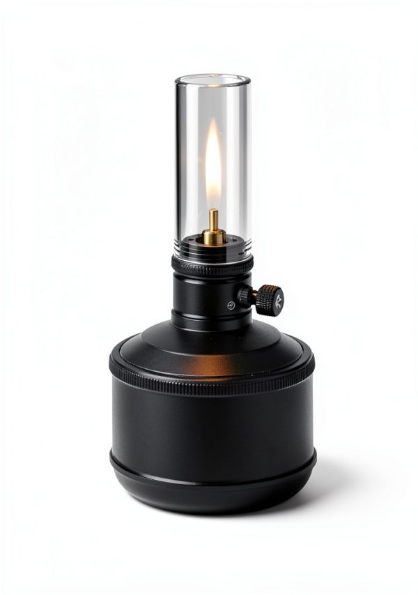 Camping Moon Gas Candle Lantern Adjustable Light-4