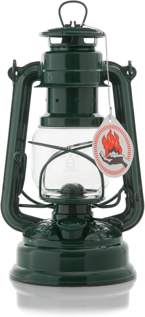 Fuel Camping Lantern FEUERHAND Steel Moss Green-0