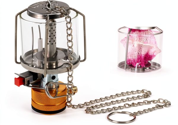 LIXADA Camping Lantern Stainless Steel Adjustable Brightness-3