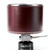 Camping Moon Gas Lantern Refillable Canister Black Wood Case-2
