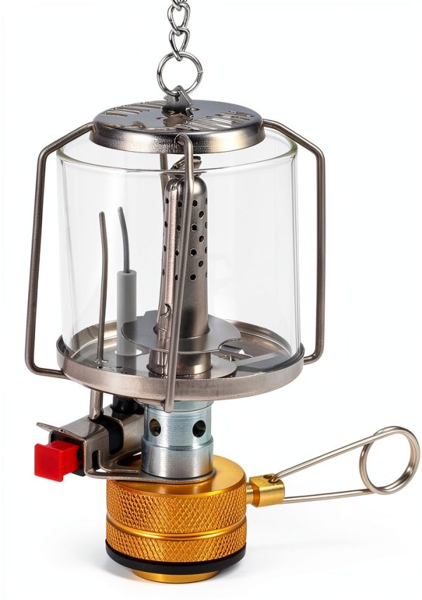 LIXADA Camping Lantern Stainless Steel Adjustable Brightness-1