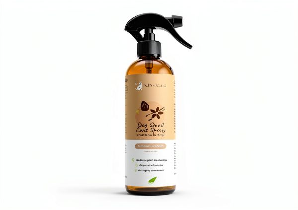 Dog Deodorizing Spray kin+kind Almond Vanilla-3