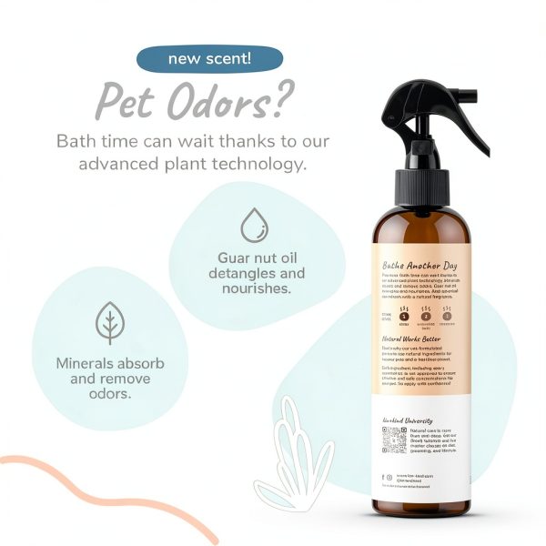 Dog Deodorizing Spray kin+kind Almond Vanilla-1