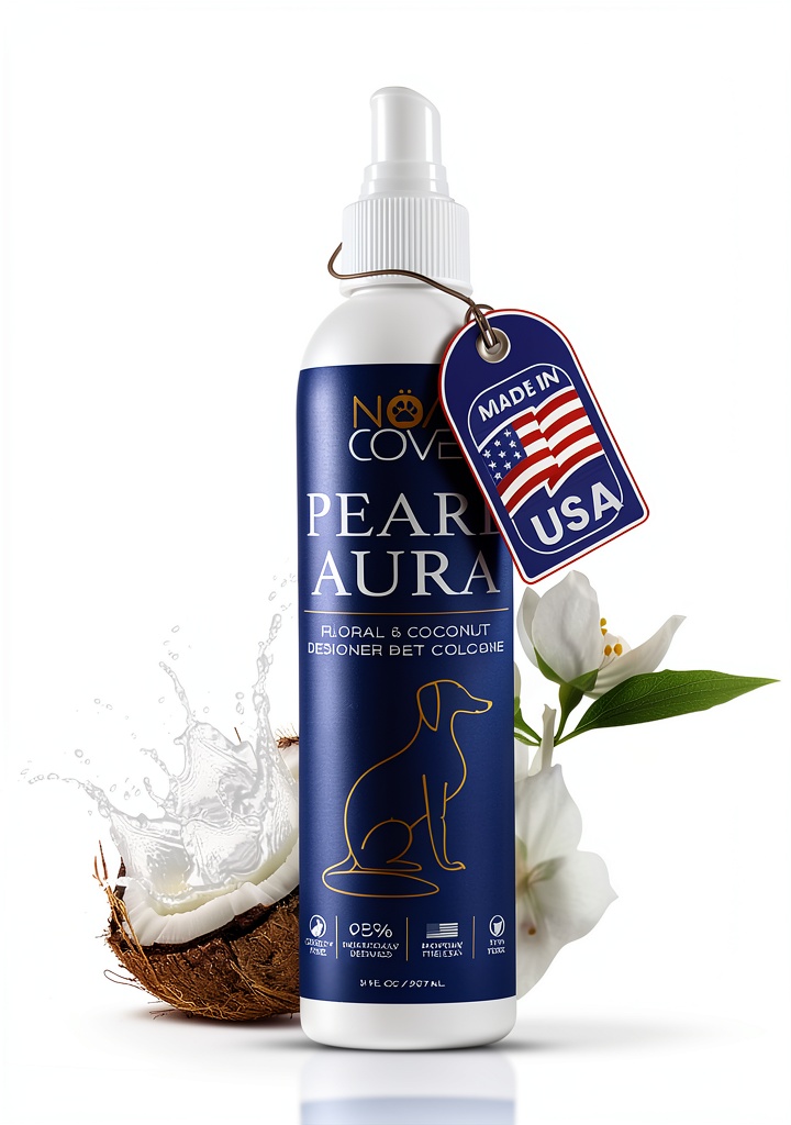Noa Cove Luxury Dog Cologne bottle