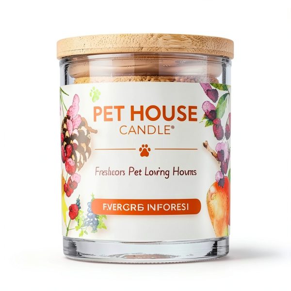 One Fur All Soy Candle Apple Cider Pack of 2 Pet Odor Neutralizer-3