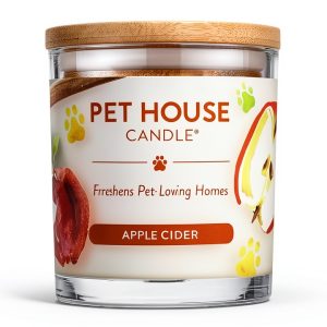 One Fur All Soy Candle Apple Cider Pack of 2 Pet Odor Neutralizer-0
