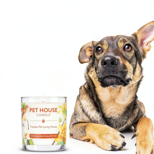 One Fur All Soy Candle Apple Cider Pack of 2 Pet Odor Neutralizer-4