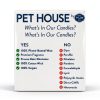 Pet House Mini Scented Candle by One Fur All 3 Pack Fragrances-3