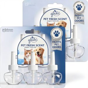 Glade Pet Fresh PlugIns SC Johnson 3.35 Fl Oz Pack of 2 and 5 Refills-0