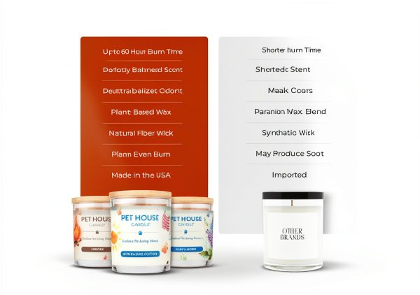 One Fur All Soy Candle Apple Cider Pack of 2 Pet Odor Neutralizer-5