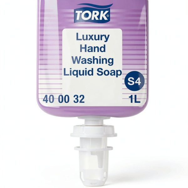 Tork Luxury Hand Washing Liquid Soap S4 Scented 6 x 1L Refill Pack-1