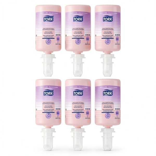 Tork Luxury Hand Washing Liquid Soap S4 Scented 6 x 1L Refill Pack-0