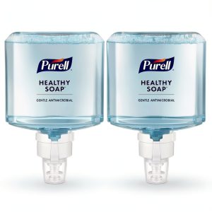 PURELL Brand HEALTHY SOAP 0.5% BAK Antimicrobial Foam, Lightly Fragranced, 1200 mL Refill for PURELL ES8 Automatic Soap Dispenser (Pack of 2) - 7779-02 - Manufactured by GOJO, Inc.-0