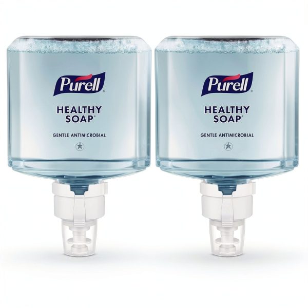 PURELL Brand HEALTHY SOAP 0.5% BAK Antimicrobial Foam, Lightly Fragranced, 1200 mL Refill for PURELL ES8 Automatic Soap Dispenser (Pack of 2) - 7779-02 - Manufactured by GOJO, Inc.-6